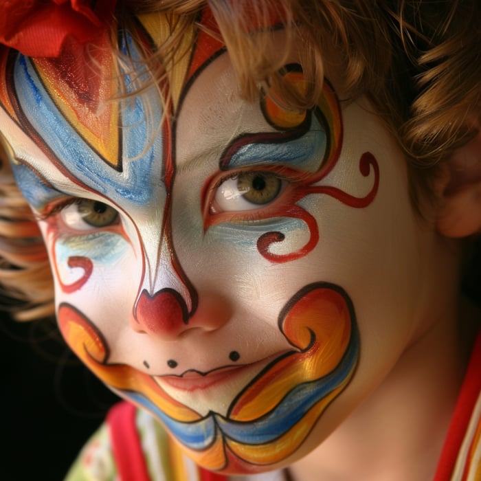 facepainting sweet claun